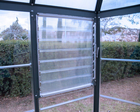 Oasis™ 10x9x12.ft Clear Wall Chalet Greenhouse - Dive To Garden