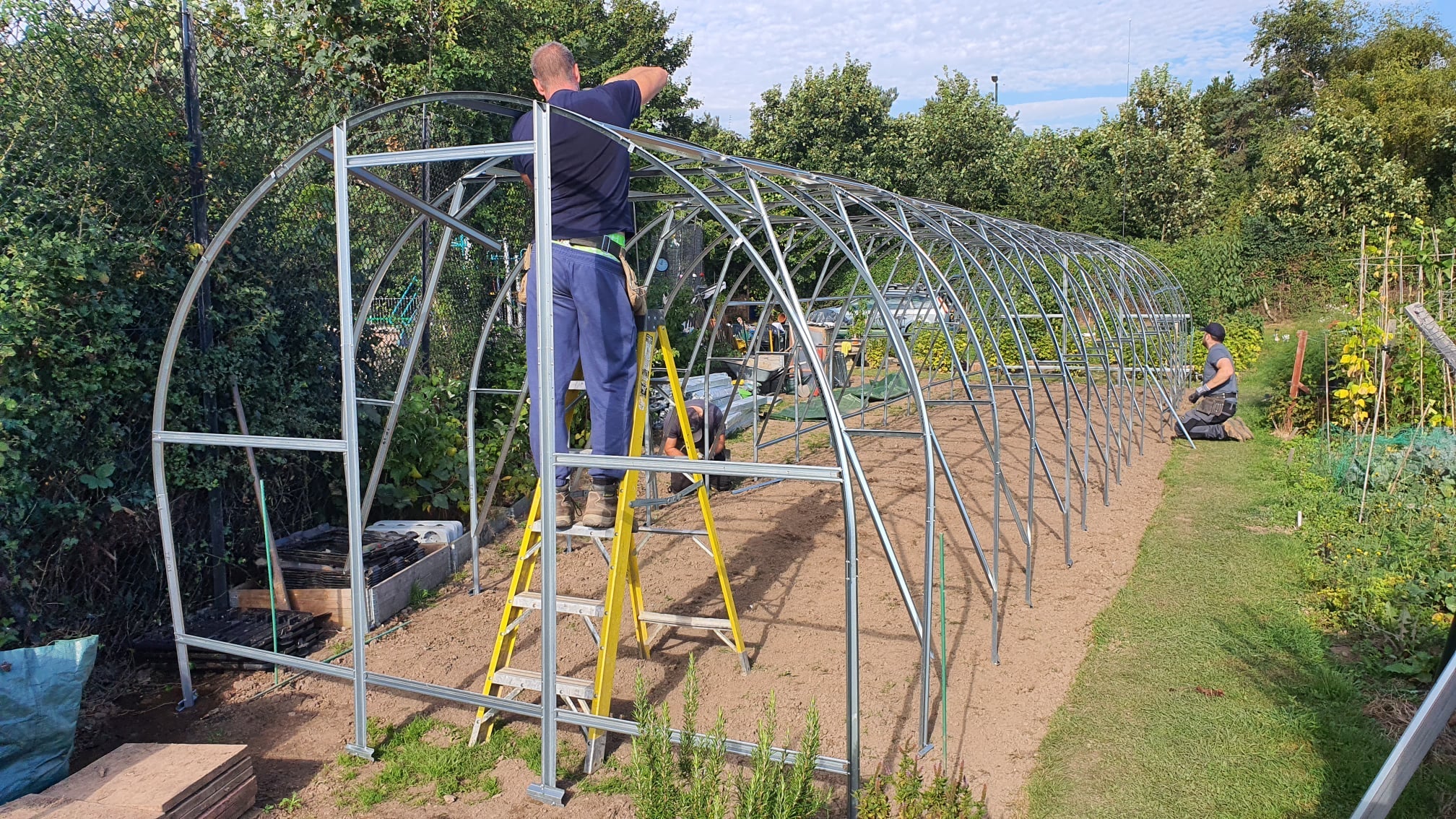 Sigma 32™ 10x7x32.ft Greenhouse - Dive To Garden