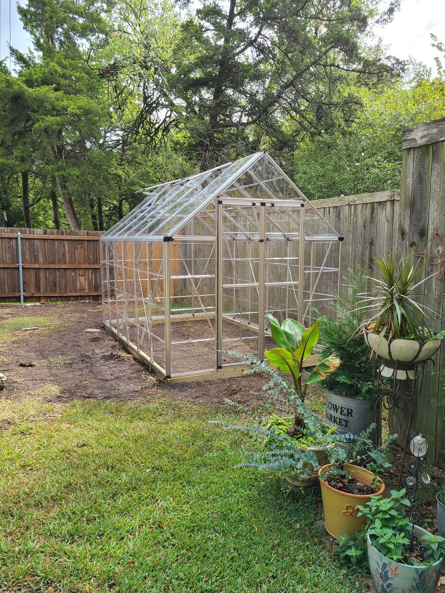 Snap&Grow™ 8x8x12.ft Clear Wall Greenhouse - Dive To Garden