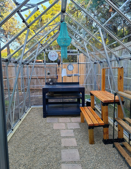 Snap&Grow™ 8x8x12.ft Clear Wall Greenhouse - Dive To Garden