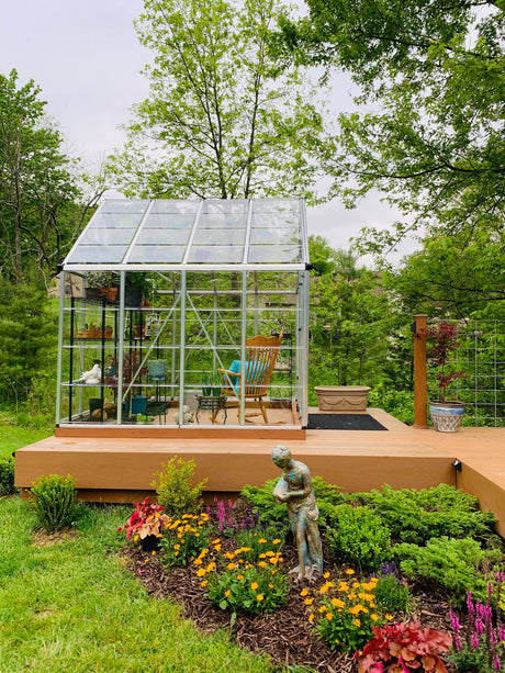 Snap&Grow™ 8x8x8.ft Clear Wall Greenhouse - Dive To Garden