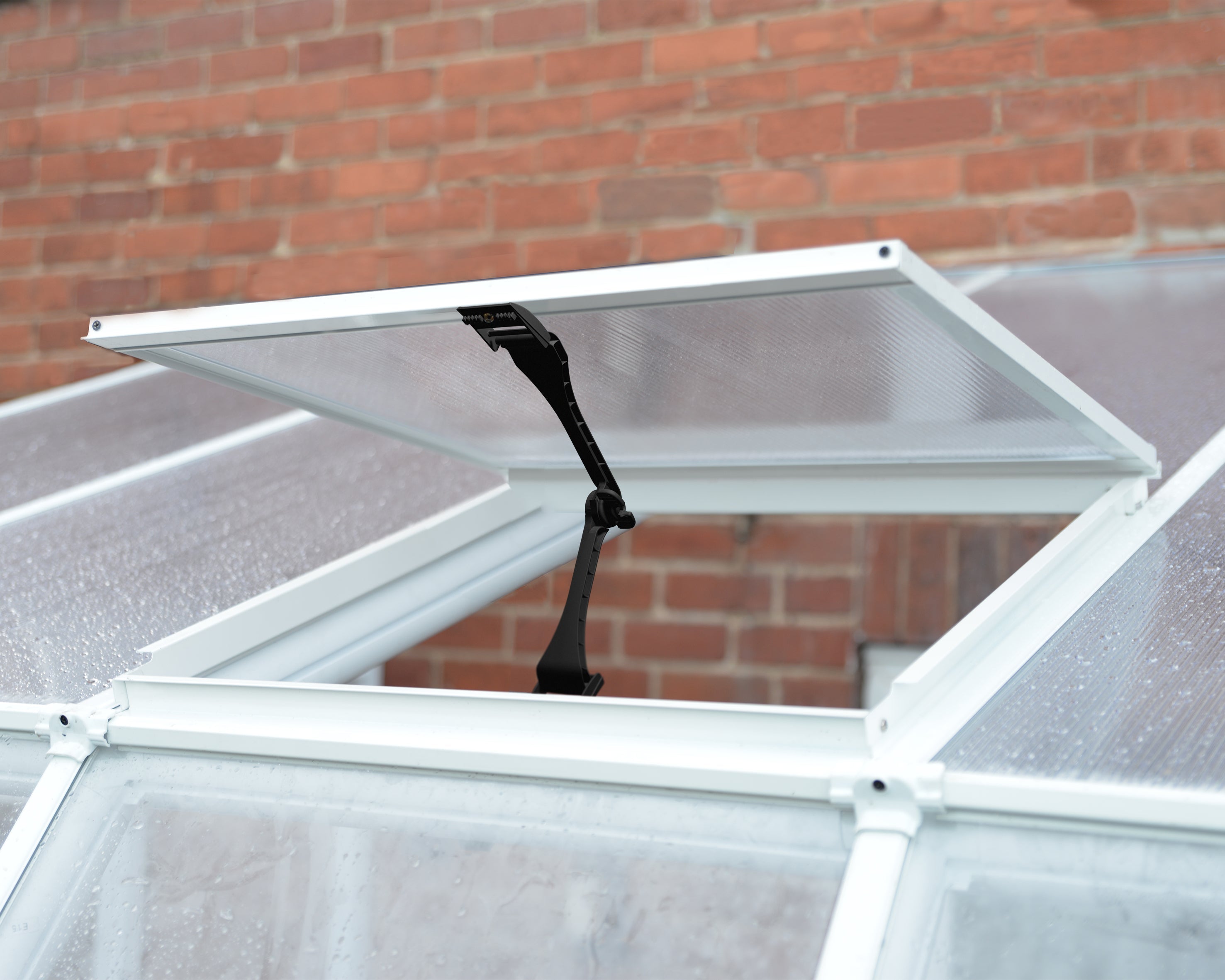 Sun Room 2™ Clear Wall 8x8x14.ft Lean-to Greenhouse - Dive To Garden