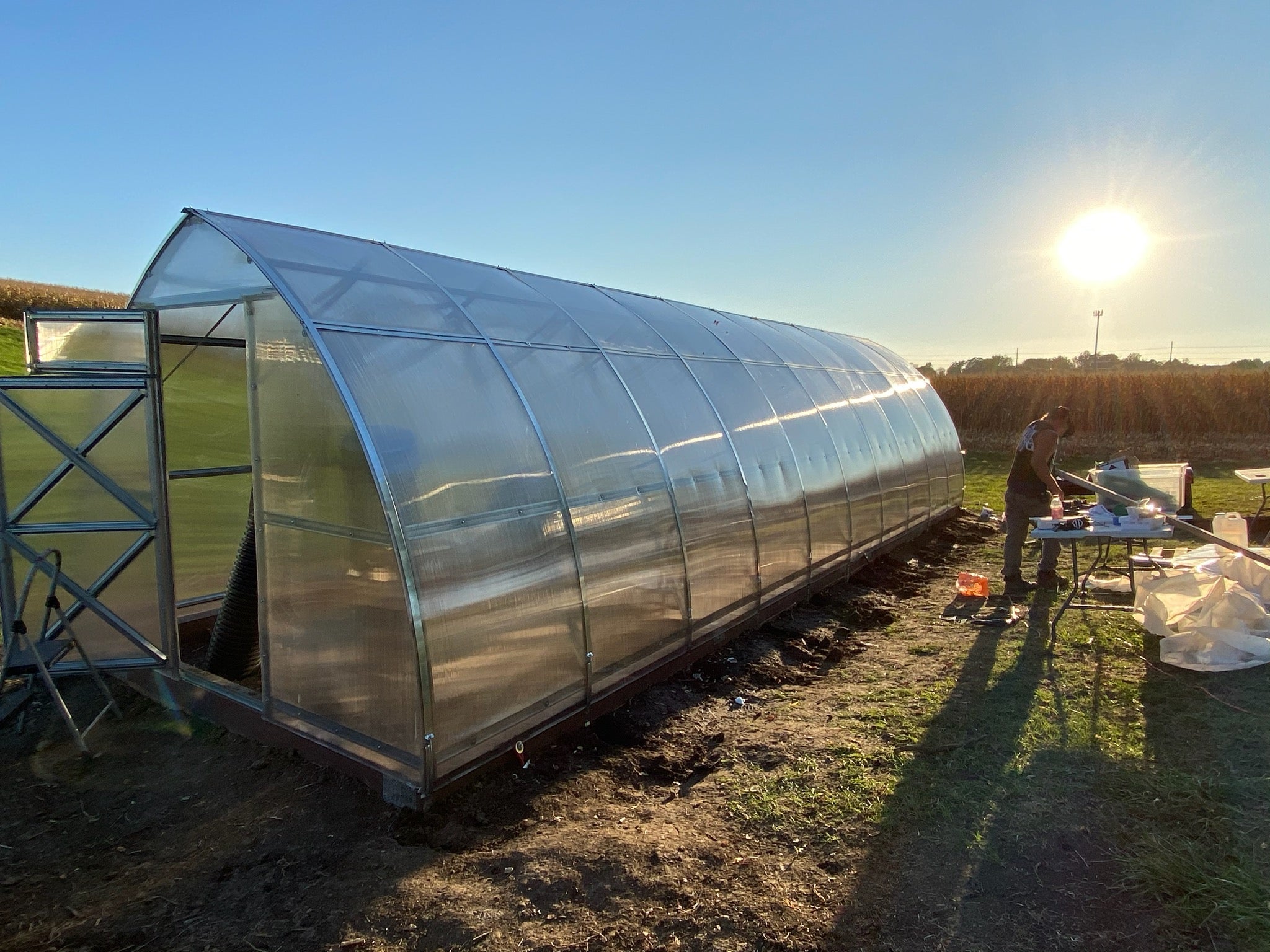 Sungrow 32™ 10x8x32.ft Greenhouse - Dive To Garden