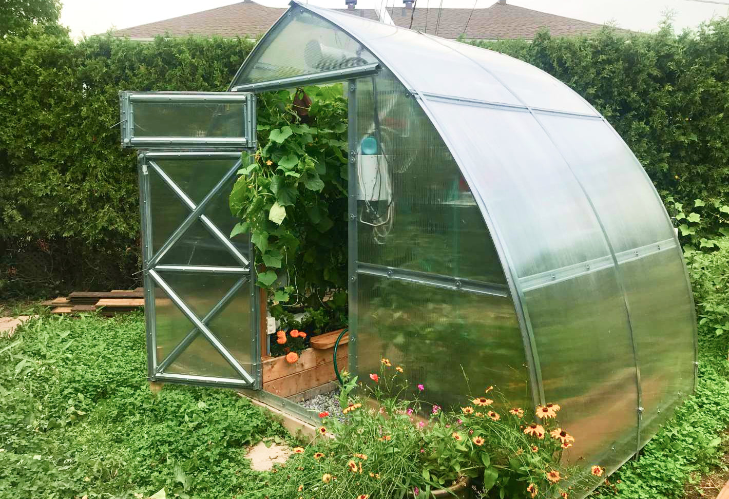 Sungrow Compact™ 10x8x6ft. Greenhouse - Dive To Garden